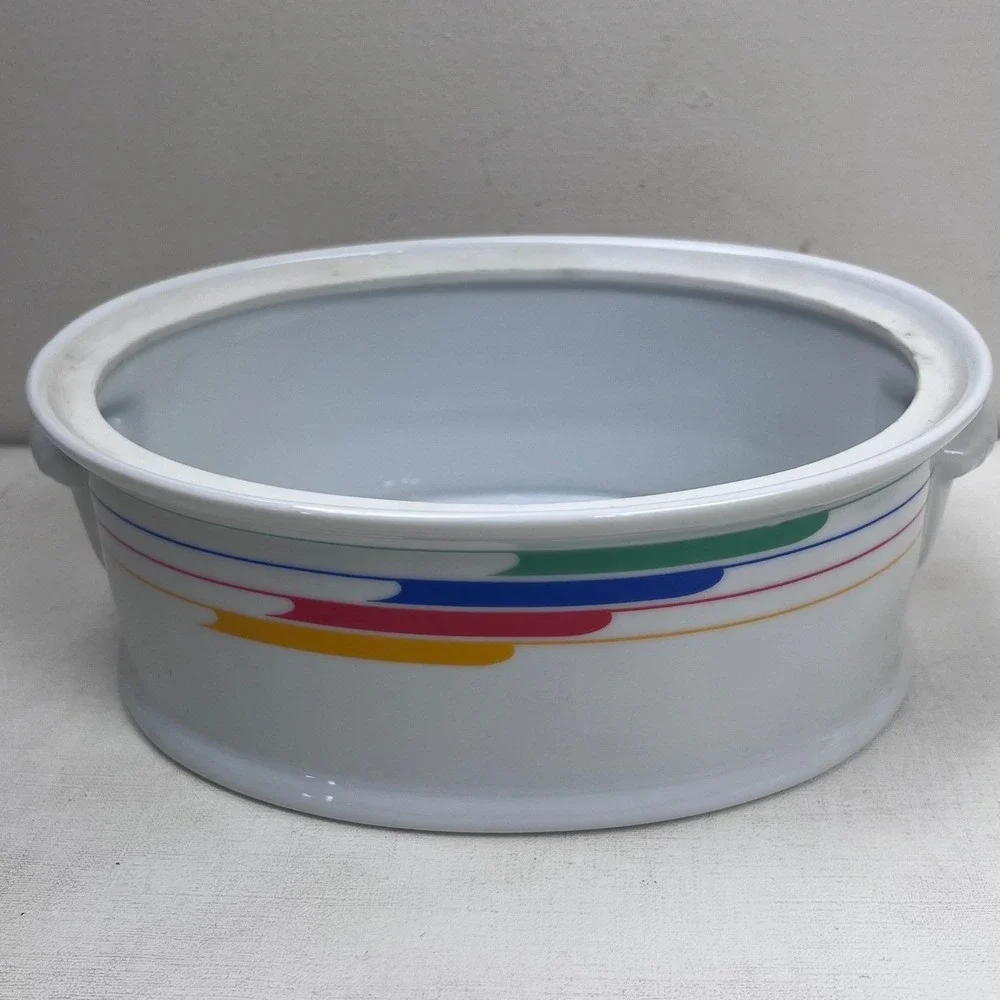 Studio Nova Ultra Ceram Bake Serve‎ Dish UP024 Hi Fi Japan Oval Casserole Lid
